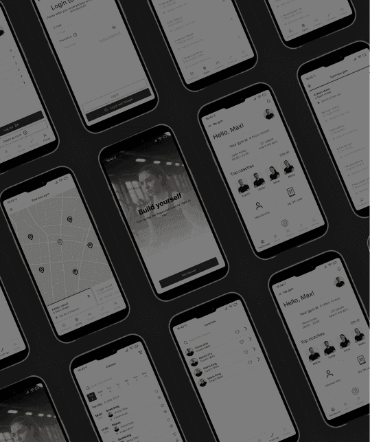 Gym App – UI/UX (Spec work)